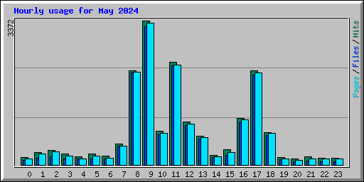 Hourly usage for May 2024